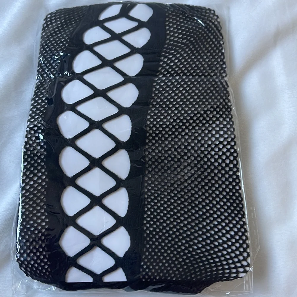 New! Fishnet Stockings Hight Waist Tights